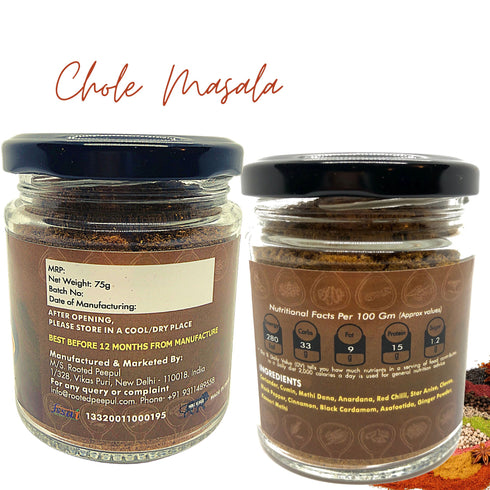 Rooted Peepul Artisanal Biryani Masala & Artisanal Chola Masala Combo