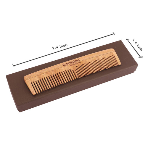Bodyherbals Neem Wood Double Tooth Dressing Comb 150g