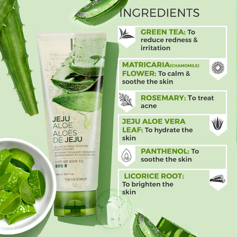 The Face Shop 2 Step Jeju Aloe Soothing Combo