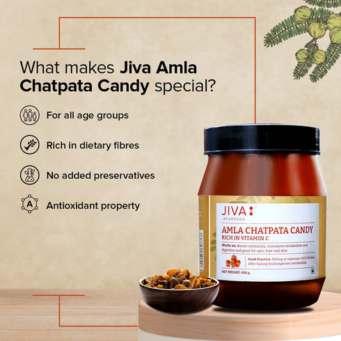 Jiva Ayurveda Amla Chatpata Candy