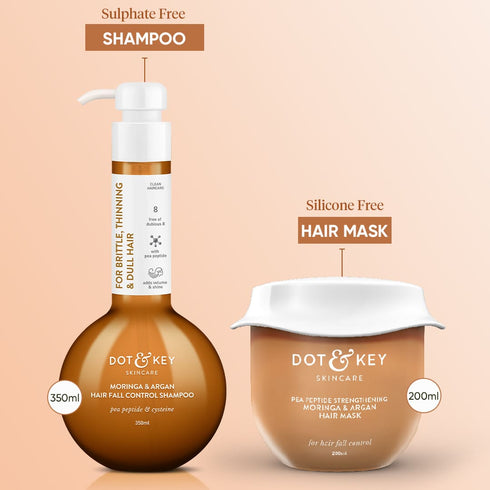 Dot and key Argan Oil & Keratin Hair Fall Control Duo