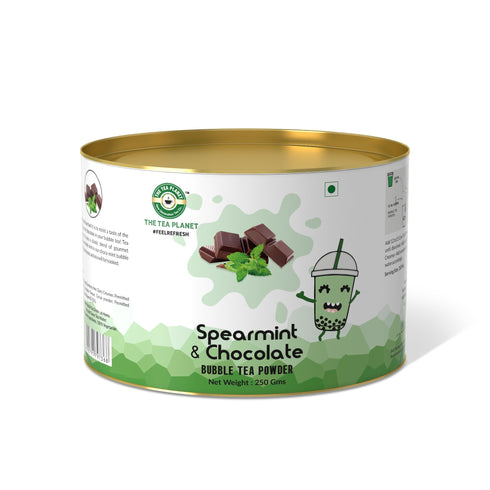 The Tea Planet Spearmint Chocolate Bubble Tea Premix