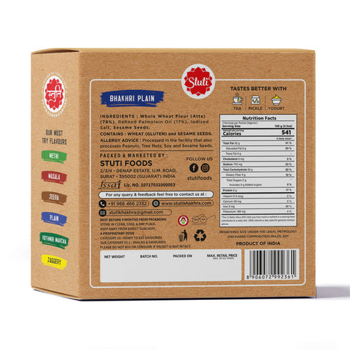 Stuti Khakhra Plain Bhakhri