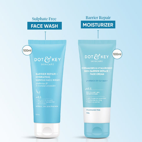 Dot and key Hydrating Barrier Repair Duo