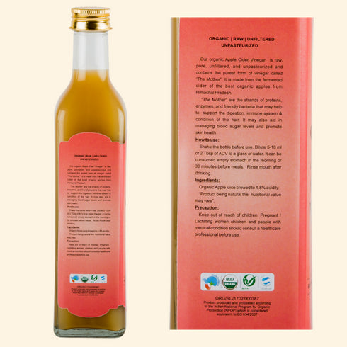 Praakritik Pure Organic Apple Cider Vinegar
