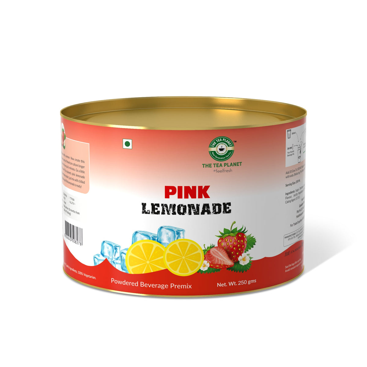 Fresh pink lemonade