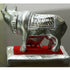 White Metal Silver Kamdhenu Cow And Calf