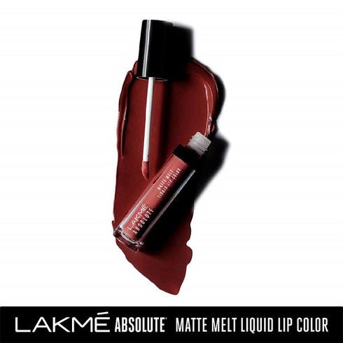 Lakme Absolute Matte Melt Liquid Lip Color | Red Vibe 6ml
