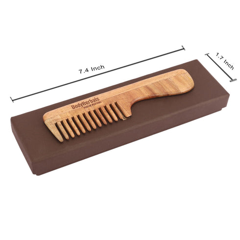 Bodyherbals Neem Wood Handle Rake Dressing Comb 150g