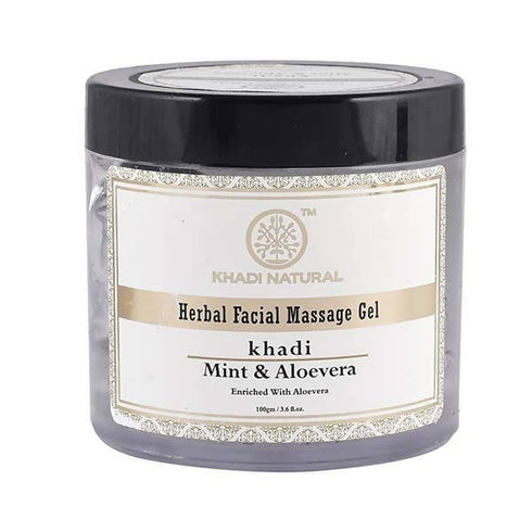 Khadi Natural Mint & Aloe Vera Facial Massage Gel 100g