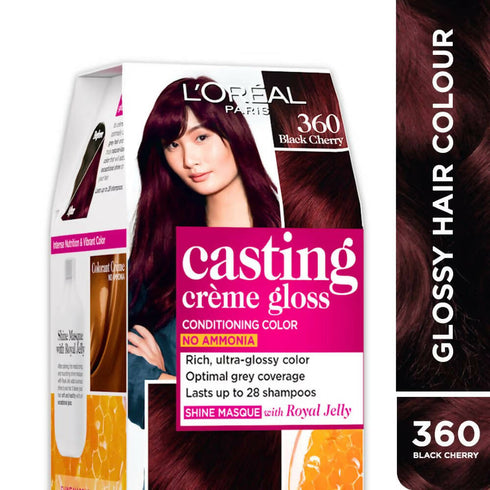 L'Oreal Paris Casting Creme Gloss Conditioning Hair Color | 360 Black Cherry
