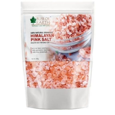 Bliss of Earth Pure Himalayan Pink Salt Granules