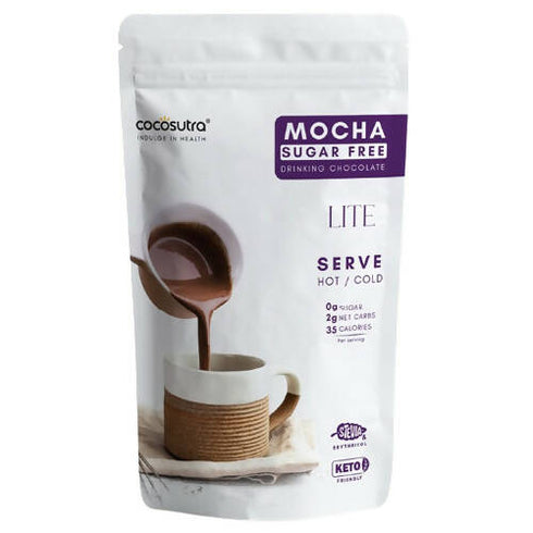 Cocosutra Lite Sugar Free Mocha Drinking Chocolate Mix