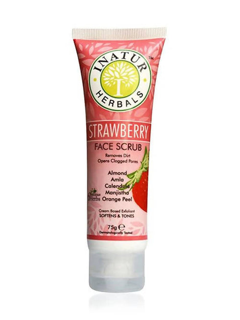 Inatur Strawberry Face Scrub 70g