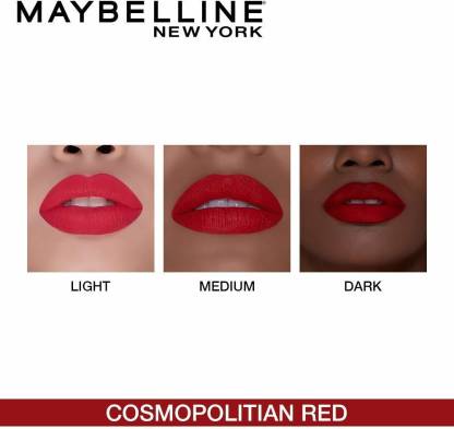 Maybelline Creamy Matte Lipstick / 643 Cosmopolitan Red