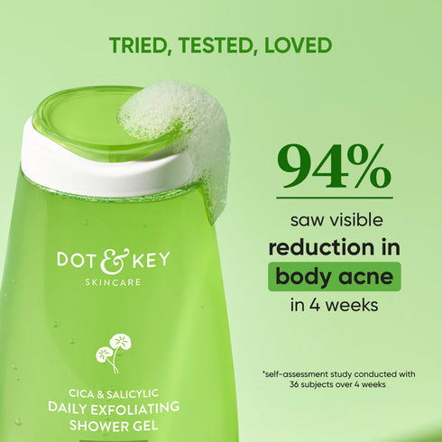 Dot and key Cica and 1% Salicylic Acid Shower Gel