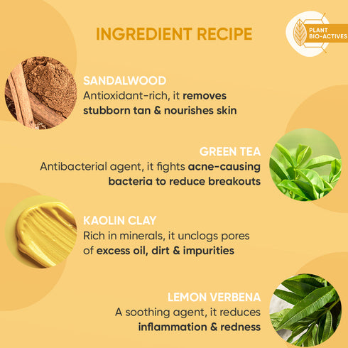 Dot and key Green Tea & Sandalwood Face Mask