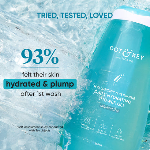 Dot and key Hyaluronic & Ceramide Hydrating Shower Gel