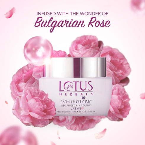 Lotus Whiteglow Advanced Pink Glow Brightening Creme Spf 25