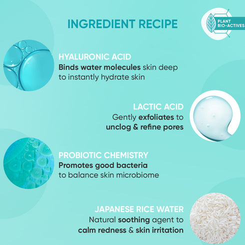 Dot and key Hyaluronic andJapanese Rice Water Toner