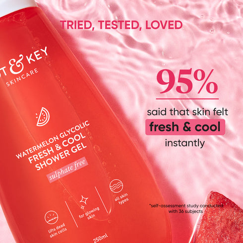 Dot and key Watermelon and Glycolic Cooling Shower Gel