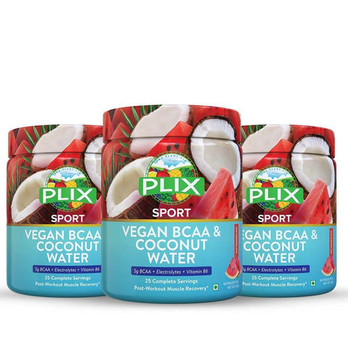 Plix Vegan BCAA & Coconut Water PowderWatermelon 200g Each