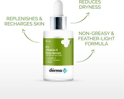 The Derma co 4% Vitamin E Face Serum with Vitamin E and Olive Extract