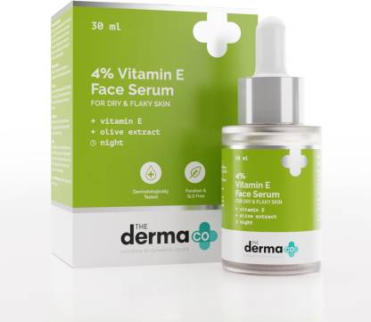 The Derma co 4% Vitamin E Face Serum with Vitamin E and Olive Extract