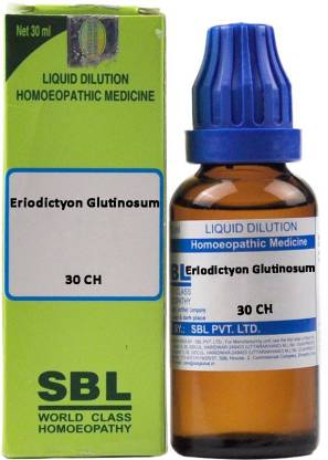 SBL Eriodictyon Glutinosum Dilution 30 CH