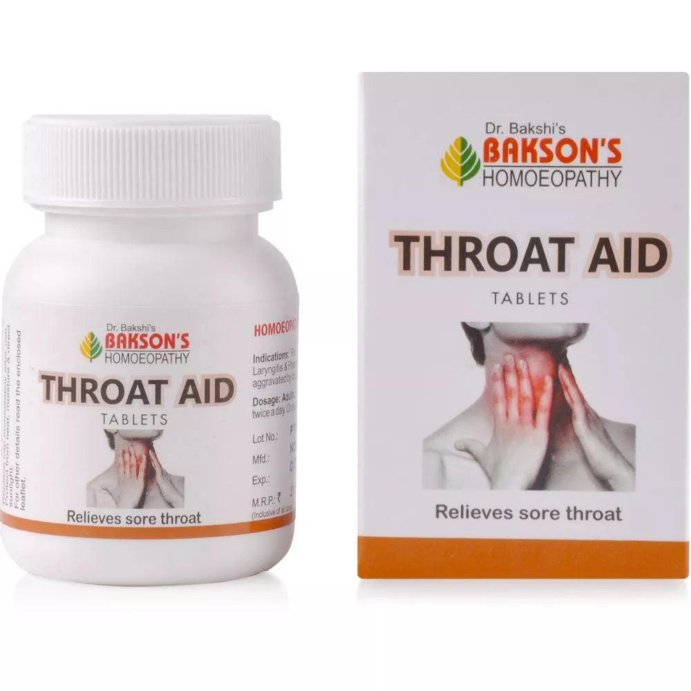 Baksons Throat Aid Tablet Pushmycart