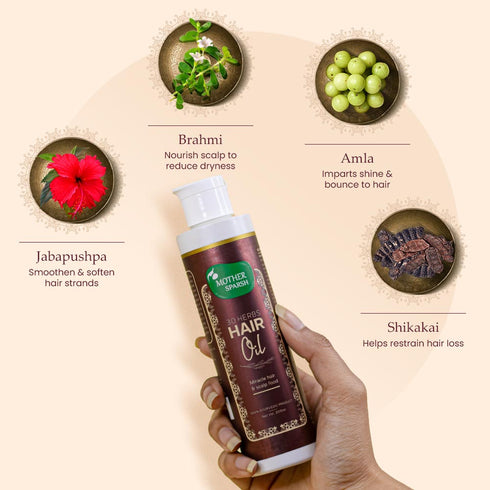 Mother Sparsh 30 Ayurvedic Herbs Hair Oil