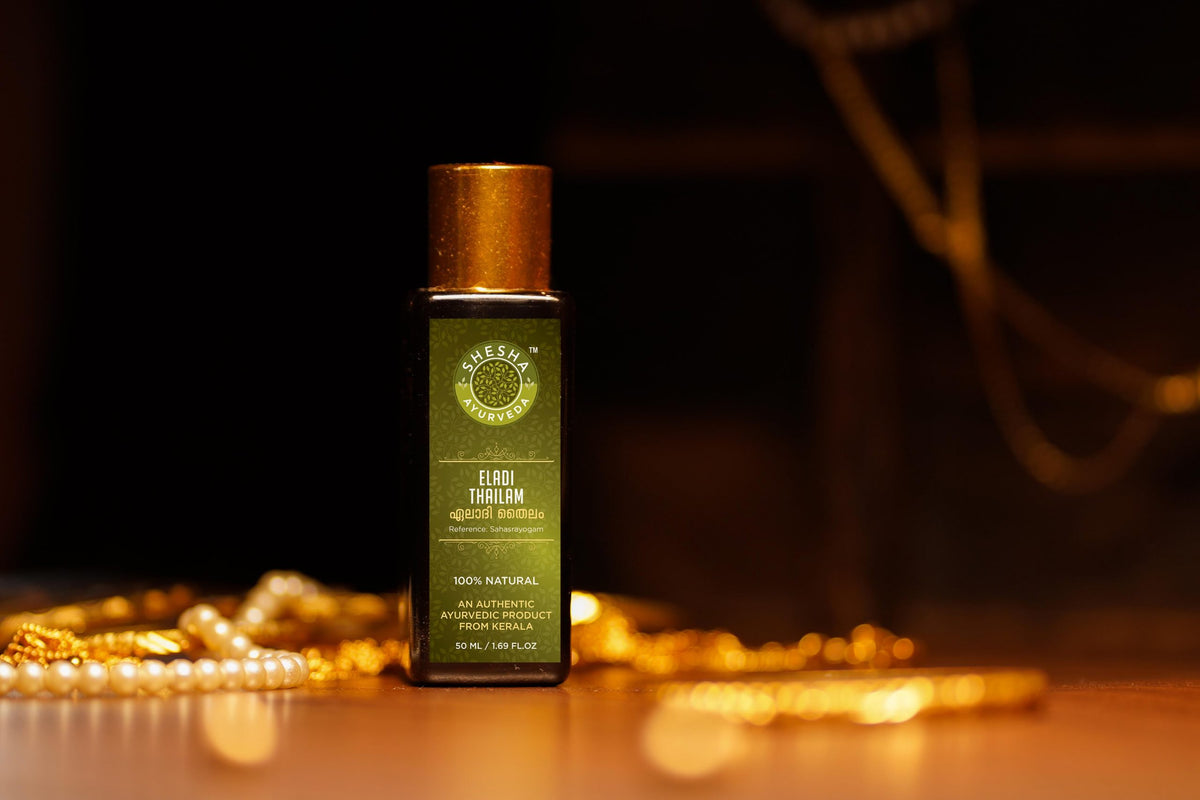 Shesha Ayurveda Eladi Skin Hydrating Thailam 50ml PUSHMYCART