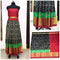 Pochampally Ikkat Black Lehenga With Red Border