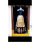 Pochampally Ikkat Cream Lehenga With Black Border