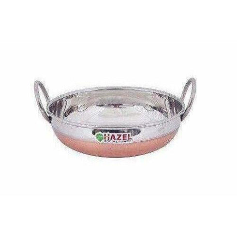 Heavy Gauge Stainless Steel Kadhai Cookware