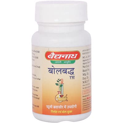 Baidyanath Bolbaddh Ras 80Tablet