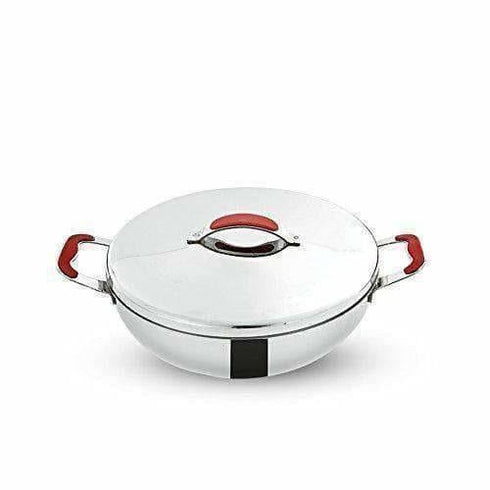 Stainless Steel Kadai with Lid - 2.5 Litres