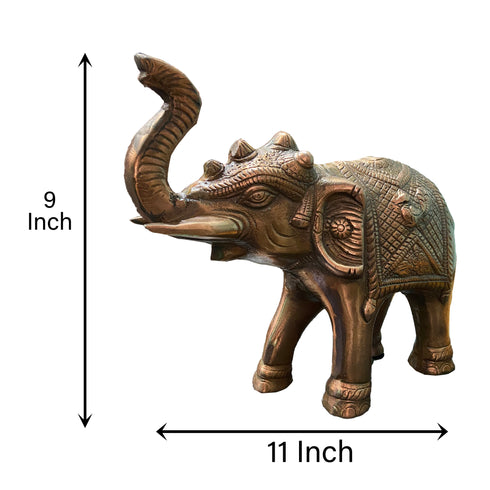 Bronze Flying Eagle on Globe