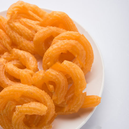 Kesariya Paneer Jalebi