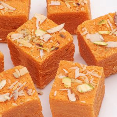 Sri Krishna Orange Soan Papdi 500g