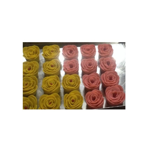 Special Swagruha Rose Flower Design Sweet With Kaju-500g