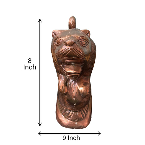 Antique Bronze Lion Statue