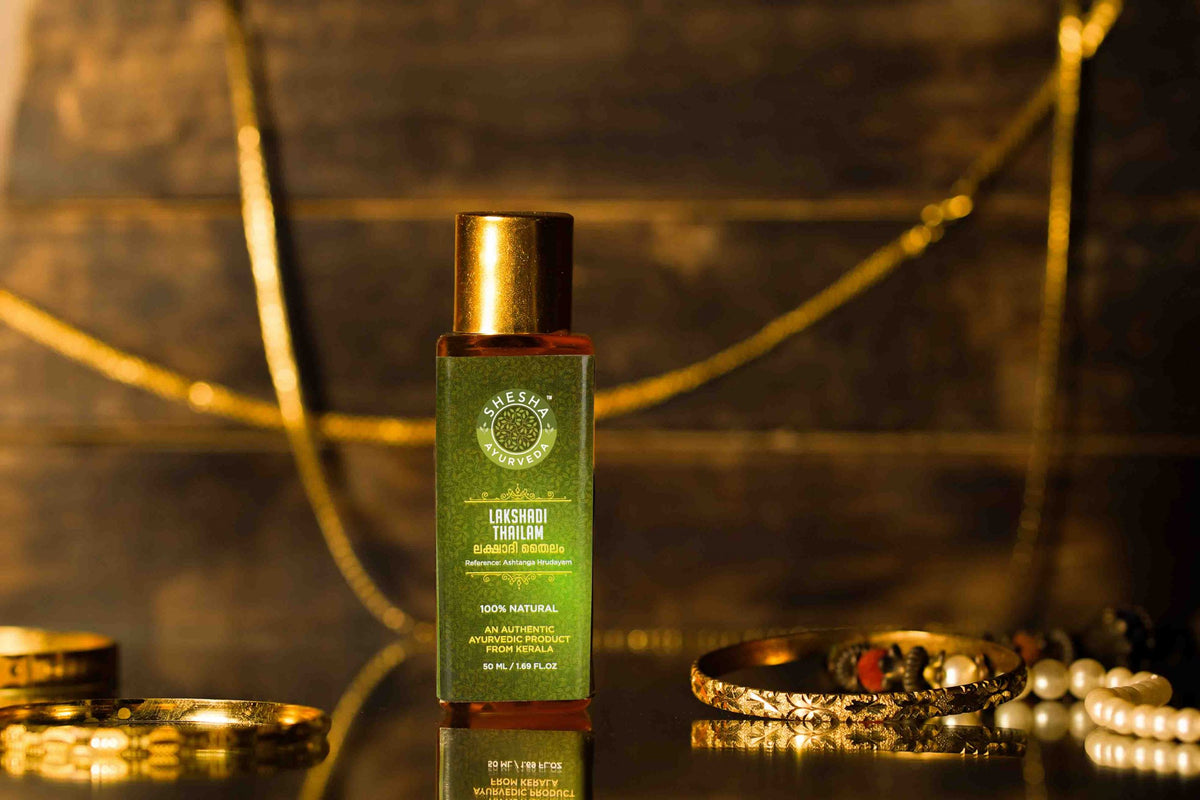 Shesha Ayurveda Lakshadi Ayurvedic Baby Massage Oil 50ml PUSHMYCART