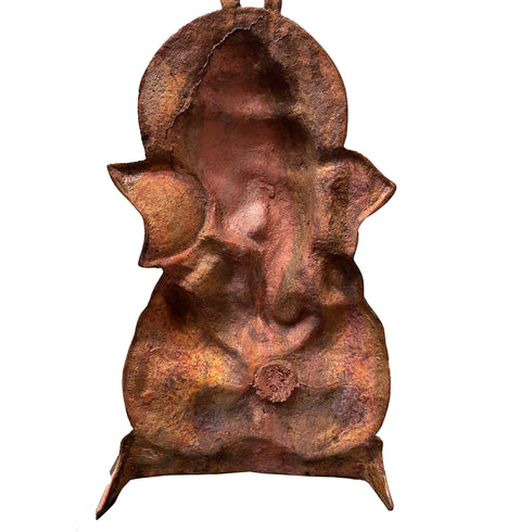 Antique Bronze Ganesha Wall Hanging