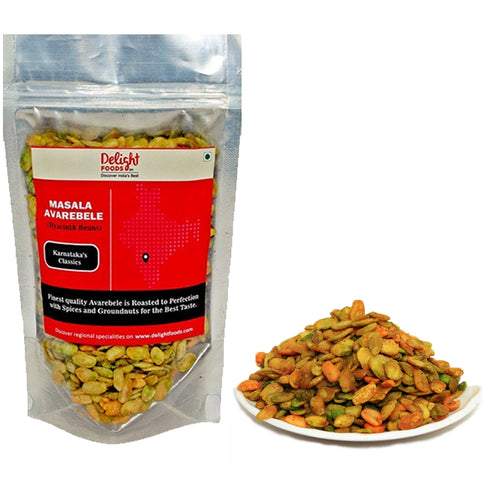 Delight Foods Masala Avarebele Hyacinth Beans 200gm