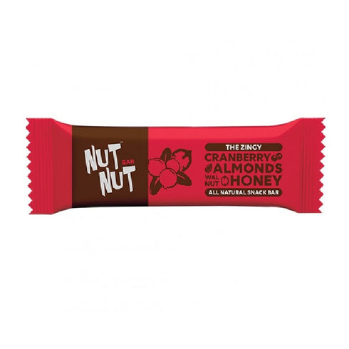 NutNut Cranberry Almond All Natural Snack Bar 60gms