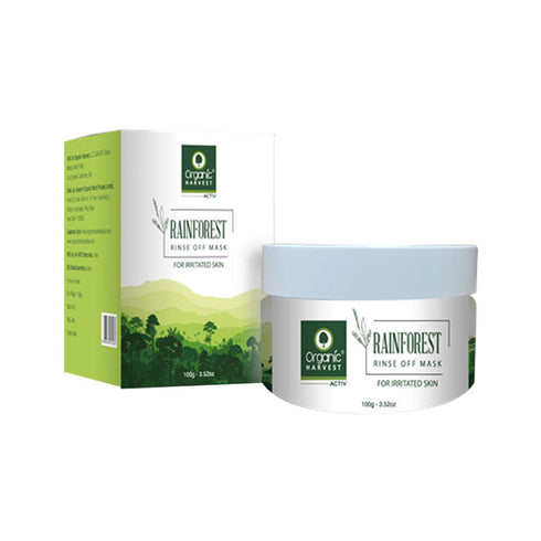 Organic Harvest Rainforest Leave-In Jelly Mask For Irritated Skin
