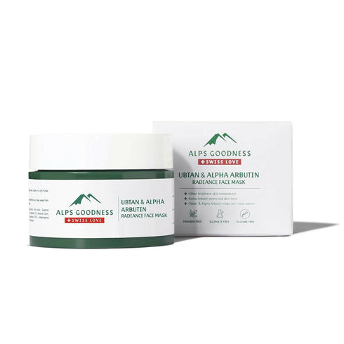 Alps Goodness Ubtan and Alpha Arbutin Radiance Clay Face Mask