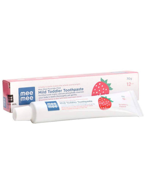 Mee Mee FluorideFree Mild Toddler Toothpaste Strawberry Flavor