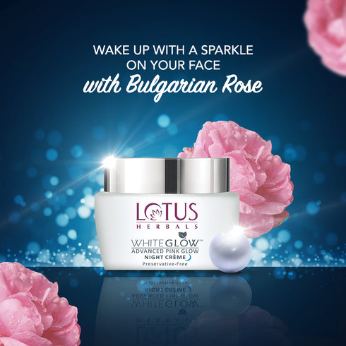 Lotus Whiteglow Advanced Pink Glow Brightening Night Creme